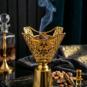 Charcoal Bakhoor Burner Arabic Style  Metal Incense Burner