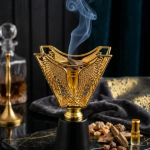 Charcoal Bakhoor Burner Arabic Style Metal Incense Burner